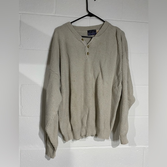 Men's Beige Sweater peconic bay X-Large - Picture 1 of 3